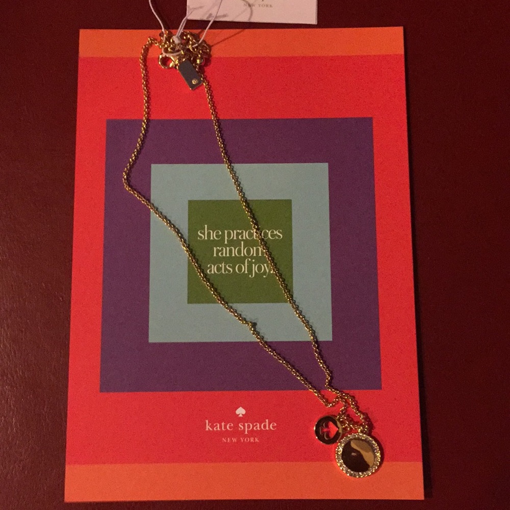 ♠️KATE SPADE - SPOT THE SPADE NECKLACE (NWT)